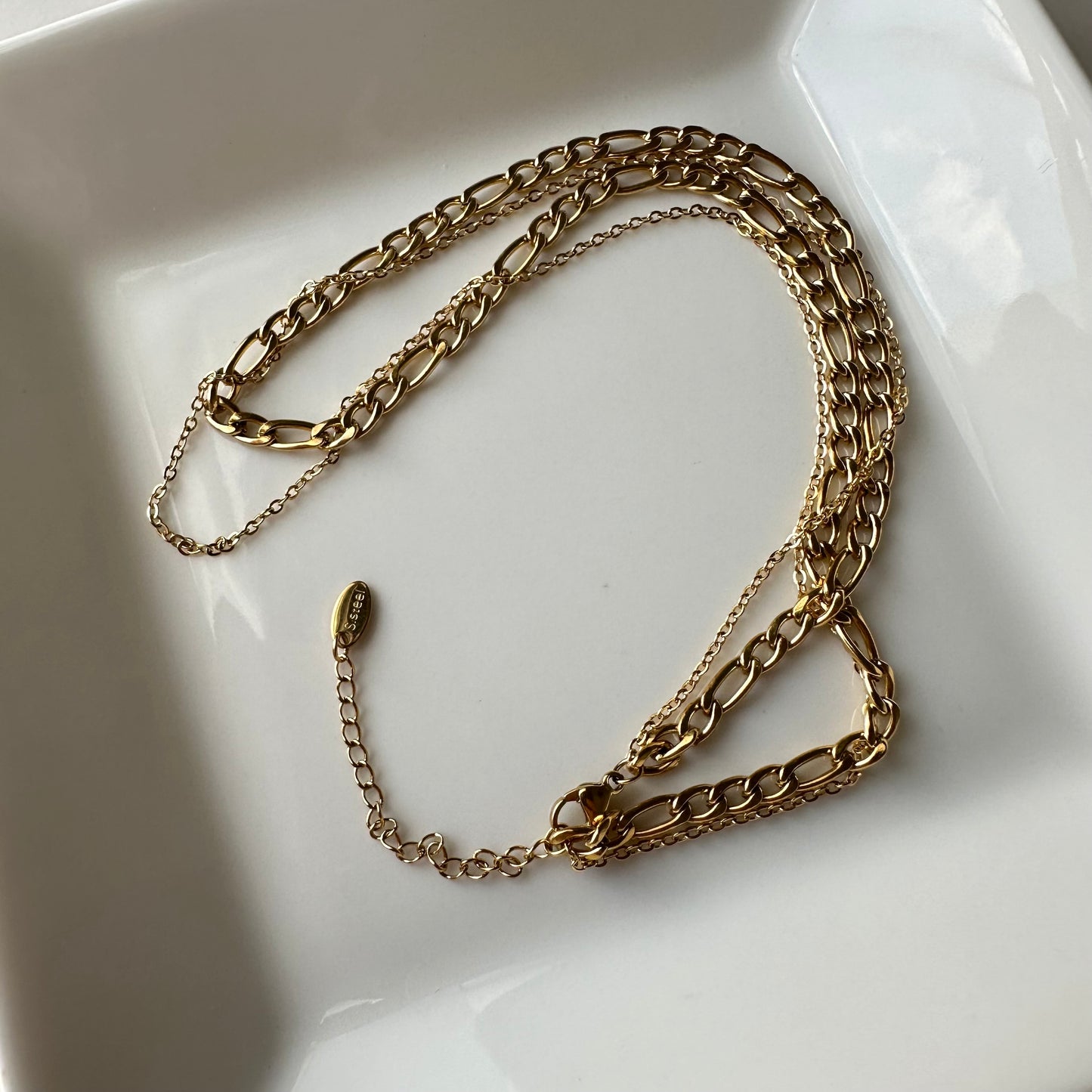 Jay Double Chain Necklace
