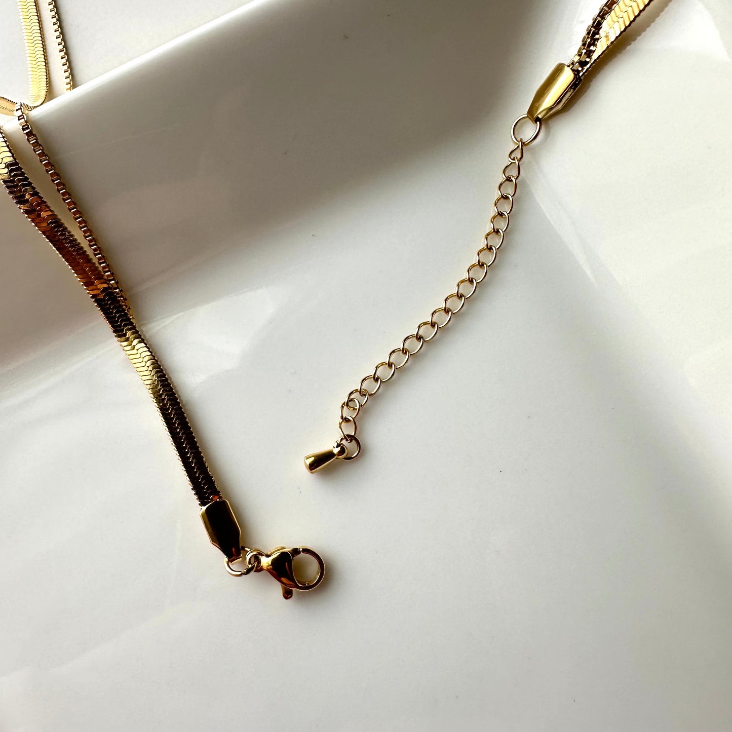 Lea Double Bold Necklace