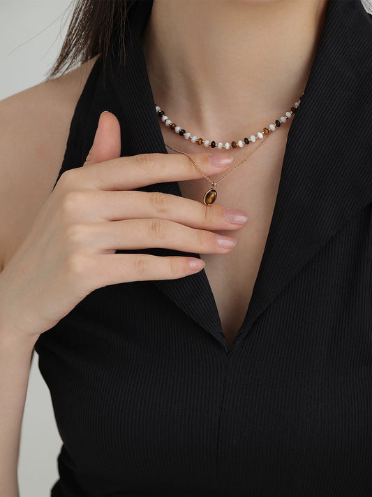 Gene Natural Stones Necklace