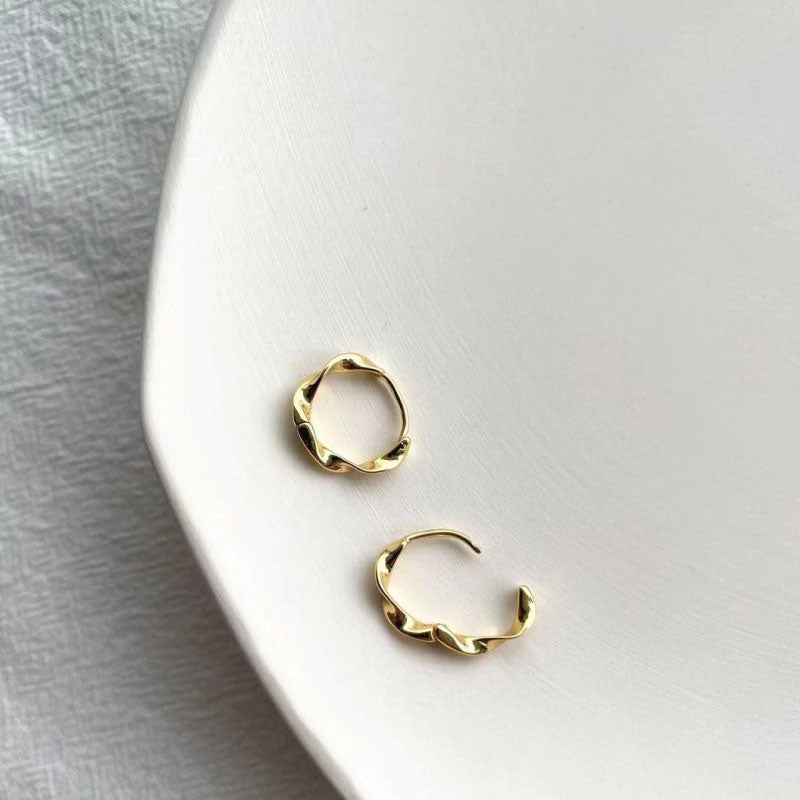 gold hoop earrings