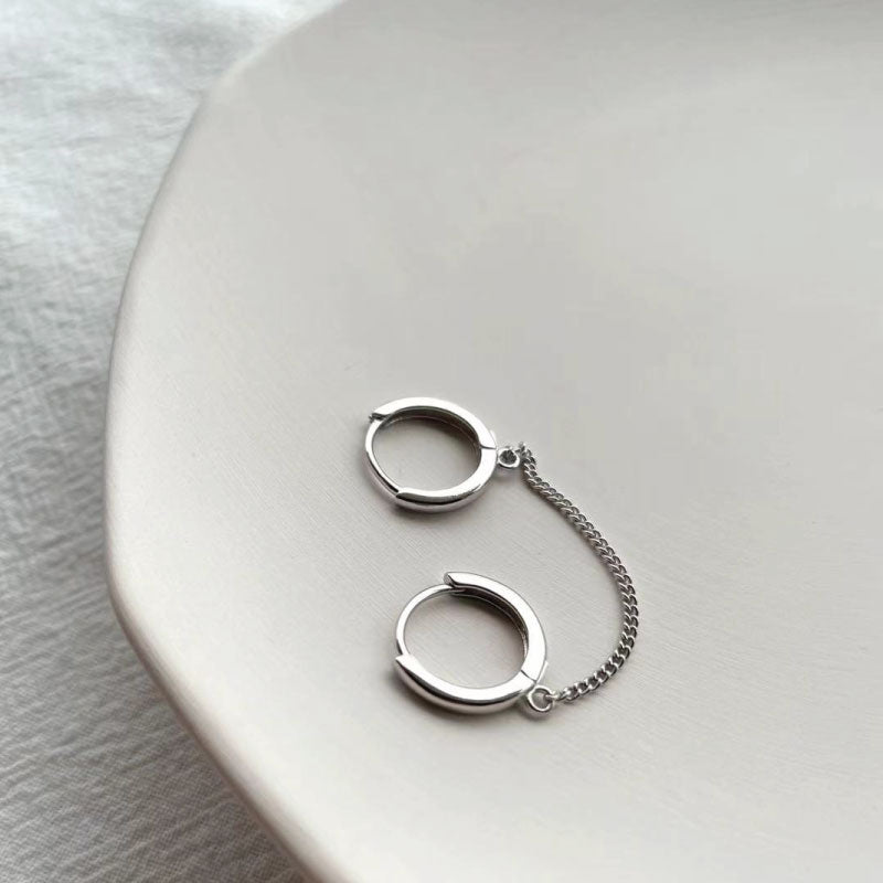 double hoop earrings
