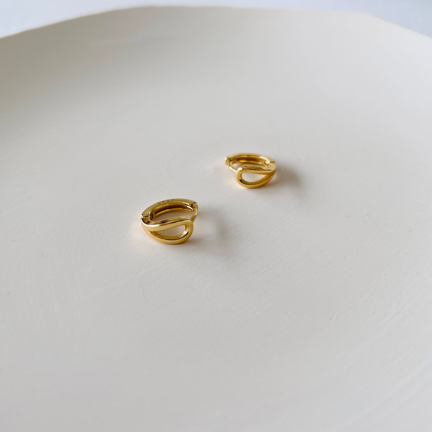 gold hoop earrings