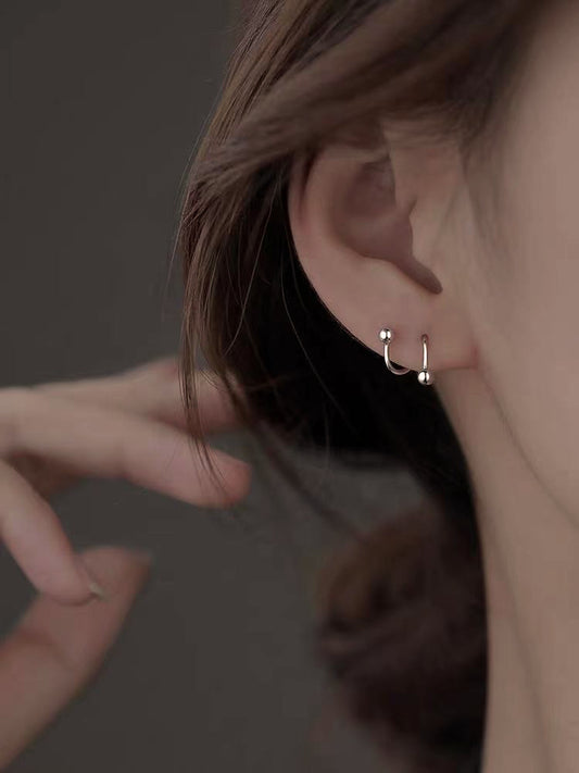 Twisted Silver Ear Jacket (999 Silver)