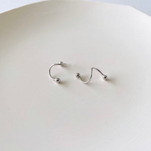 Twisted Silver Ear Jacket (999 Silver)