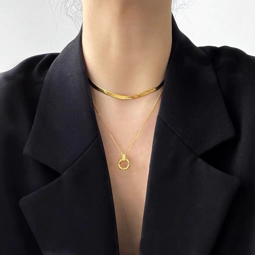 Lea Necklace Layering Jewelry Set A