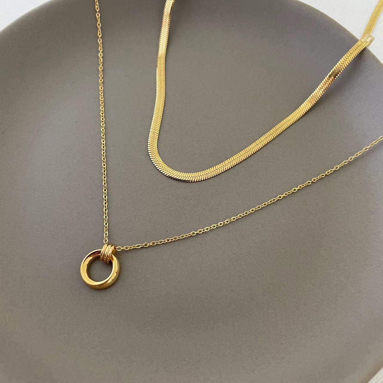 Lea Necklace Layering Jewelry Set A