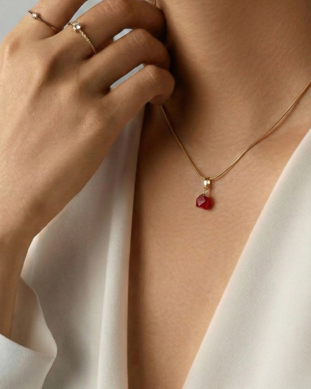 The Gem Series- Red Carnelian