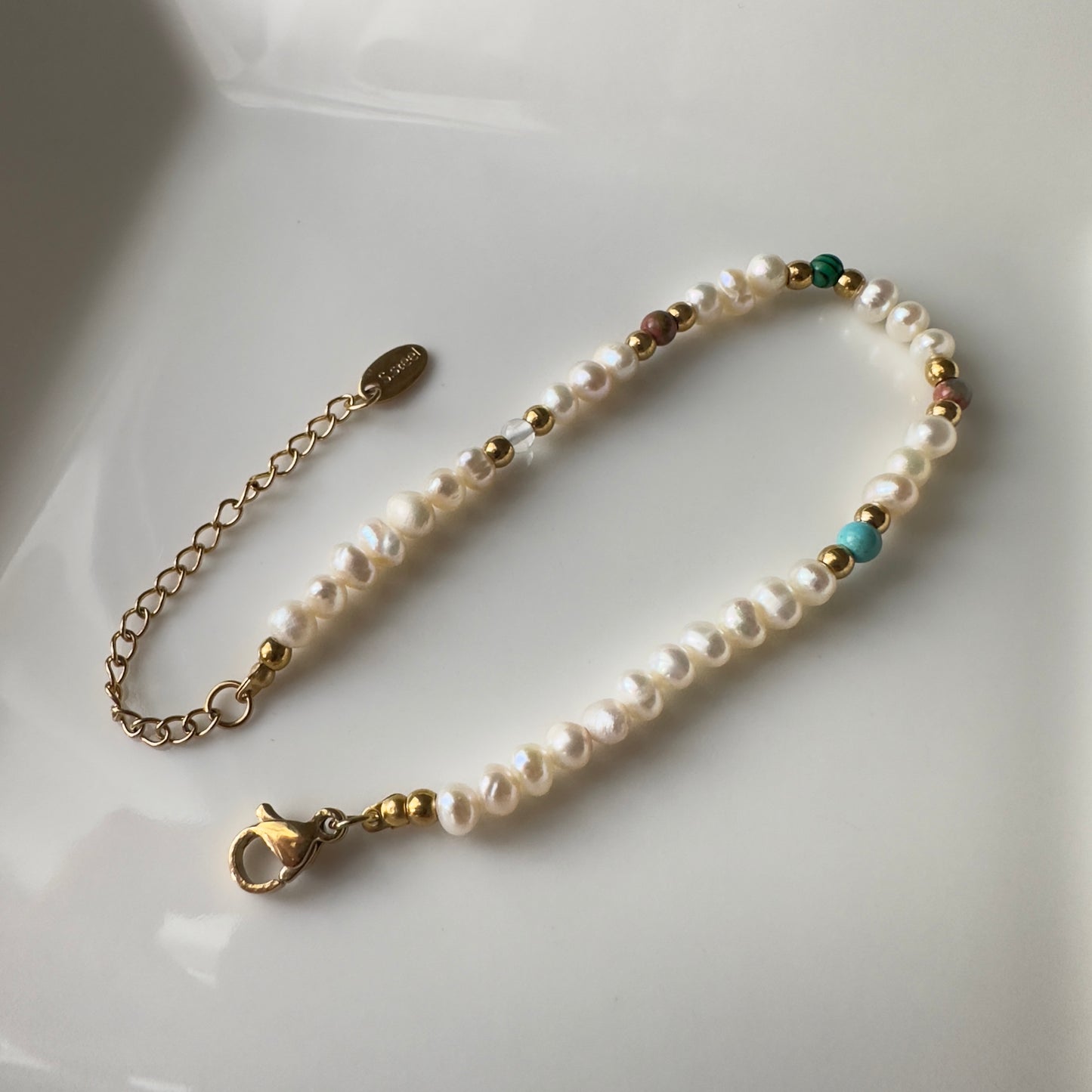 Heme Freshwater Pearl and Stones Bracelet