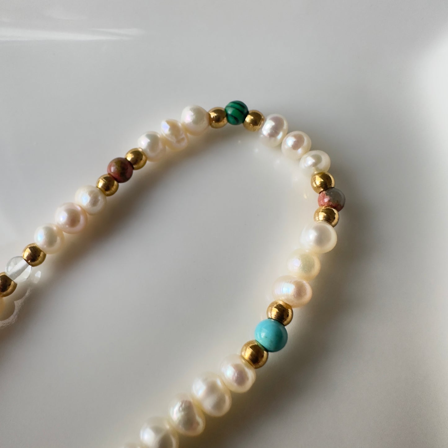 Heme Freshwater Pearl and Stones Bracelet