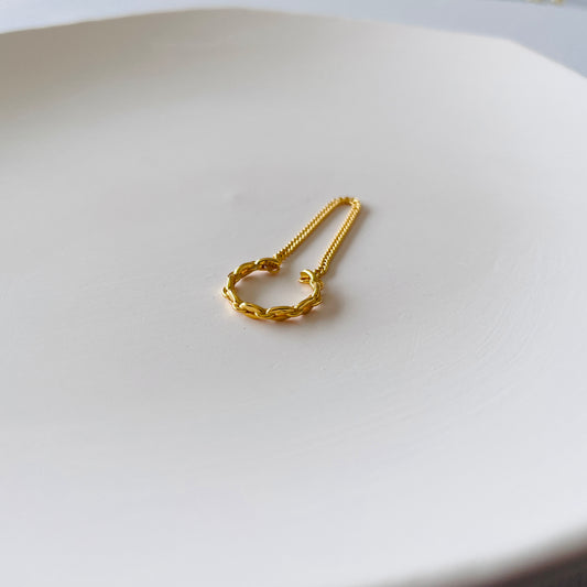 gold chain designs ear cuff