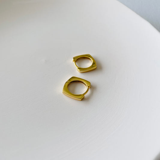 Thea Gold Hoop Earrings