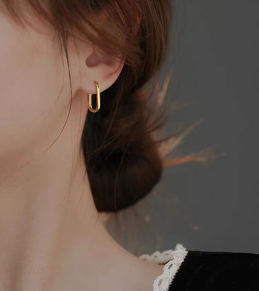 Valerie Gold Hoop Earrings