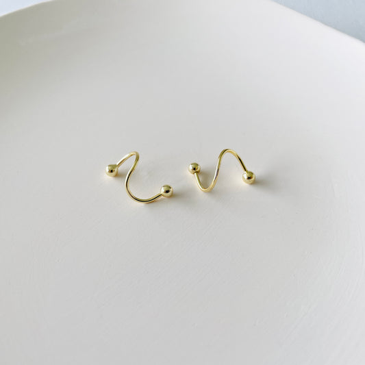 Twisted Gold Ear Jacket