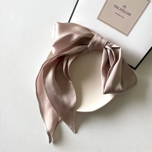 Louise Blush Flared Silk Scarves