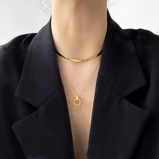 Lea Necklace Layering Jewelry Set A